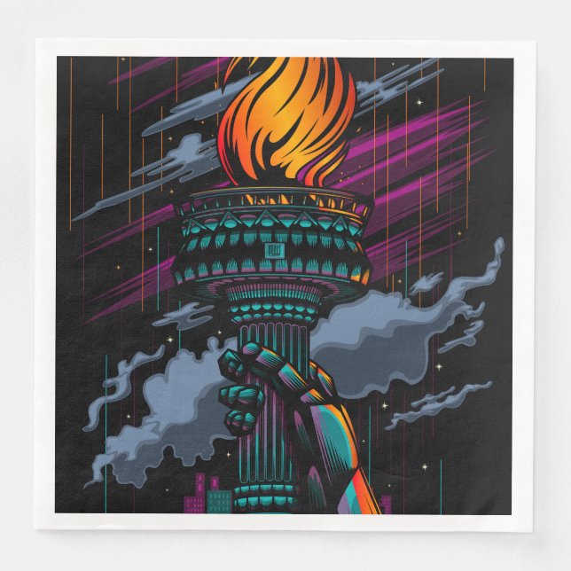 Liberty Paper Dinner Napkins (Front)