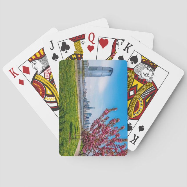 Liberty Park State Park, New Jersey Poker Cards (Back)