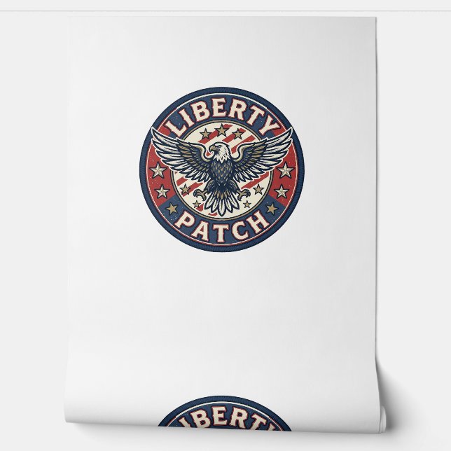 Liberty Patch Patriotic Patriotic Patch Embroidery Wallpaper (Unrolling)