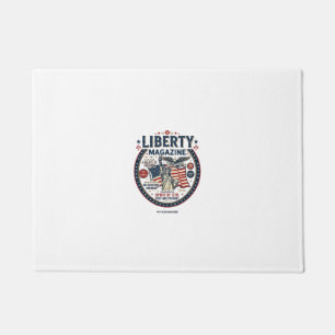 Liberty Popsicle Patriotic Patriotic Ice Cream Pop Doormat
