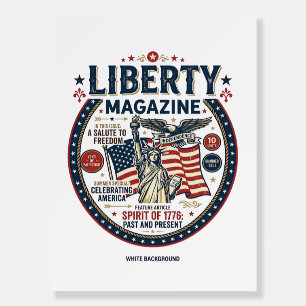 Liberty Popsicle Patriotic Patriotic Ice Cream Pop Foam Board
