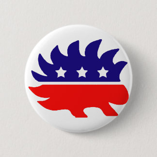 Liberty porcupine button