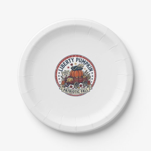 Liberty Pumpkin Patriotic Patriotic Pumpkin Fall A Paper Plates