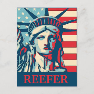 Liberty Reefer, edit text Postcard