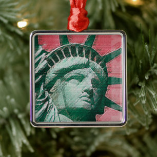 Liberty Rising Metal Ornament