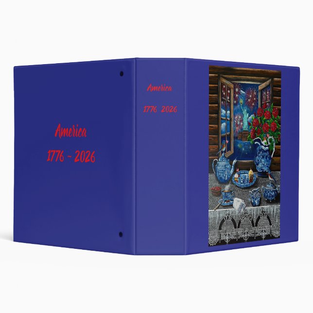 Liberty’s Tea Time Delight! 3 Ring Binder (Background)