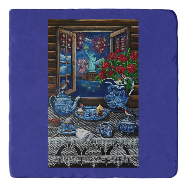 Liberty’s Tea Time Delight! Trivet (Front)