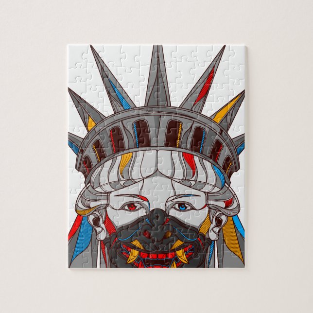 Liberty Samurai Jigsaw Puzzle (Vertical)