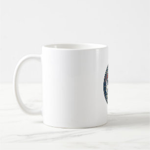 Liberty Skate Patriotic Patriotic Skateboard Vinta Coffee Mug