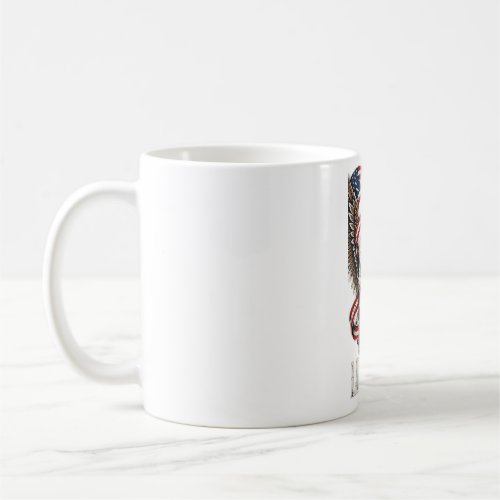Liberty Skull and Eagle Coffee Mug