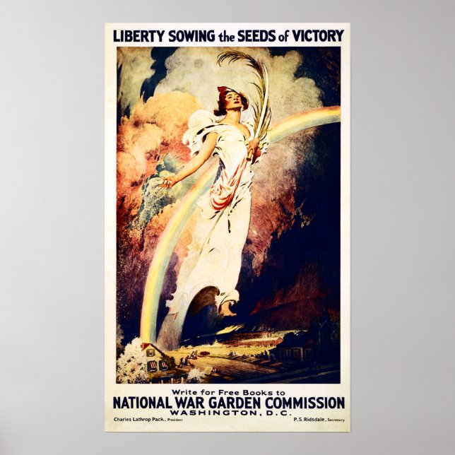 Liberty Sowing the Seeds of Victory! Washington DC Poster (Front)