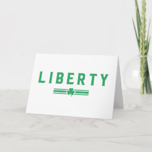Liberty   St. Patrick's Day - Lucky Stripe Card