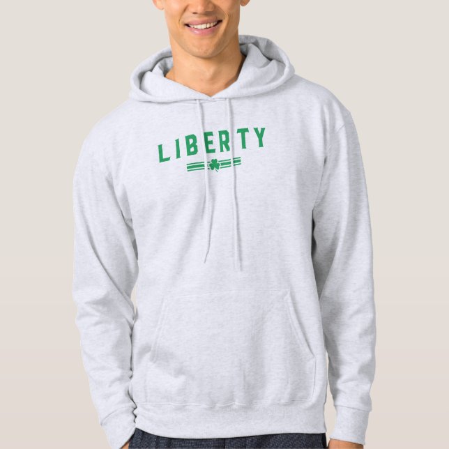 Liberty | St. Patrick's Day - Lucky Stripe Hoodie (Front)