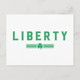 Liberty St. Patrick's Day - Lucky Stripe Postcard