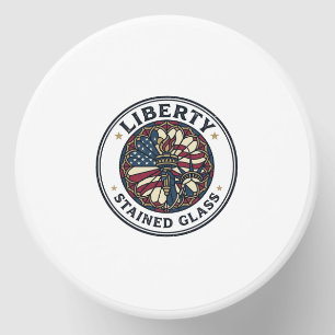 Liberty Stained Glass Patriotic Patriotic Stained Mini Candle Favors