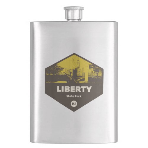 Liberty State Park New Jersey Flask