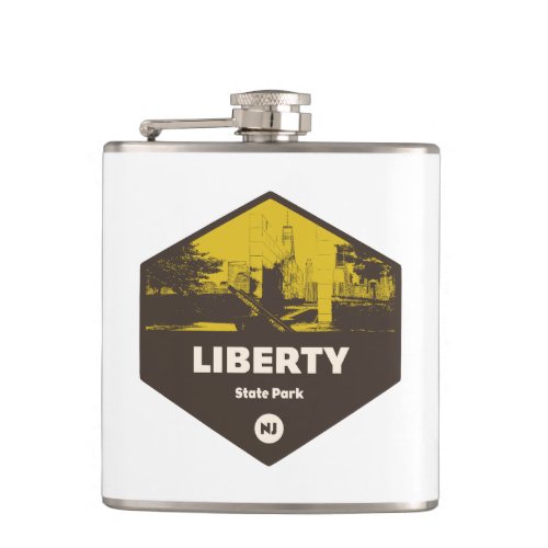 Liberty State Park New Jersey Flask