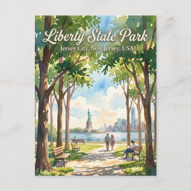 Liberty State Park USA Postcard (Front)
