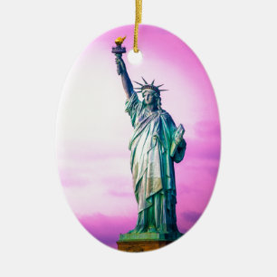 Liberty Statue New York Ceramic Ornament