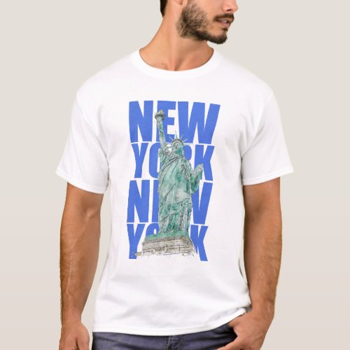 Liberty Statue New York T_Shirt