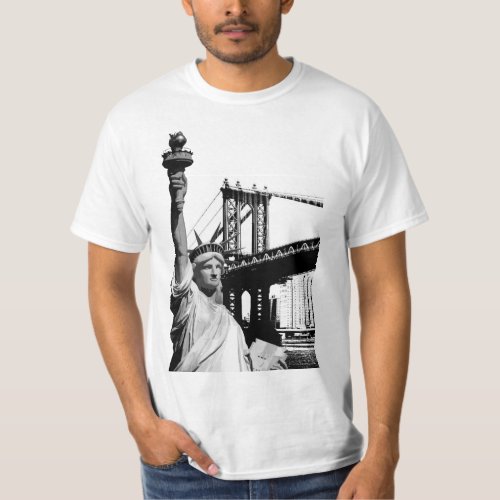 Liberty Statue Nyc New York Mens Modern T_Shirt