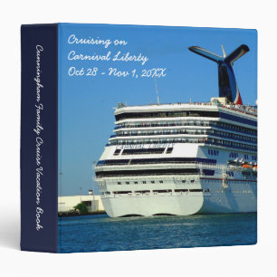 Liberty Stern Custom Cruise Memory Book 3 Ring Binder