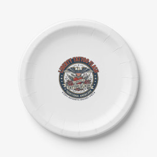 Liberty Tattoo Flash Patriotic Patriotic Tattoo Fl Paper Plates