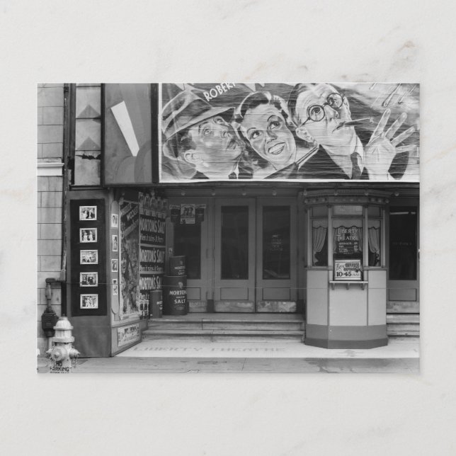 Liberty Theatre in New Orleans, 1935 Postcard (Front)
