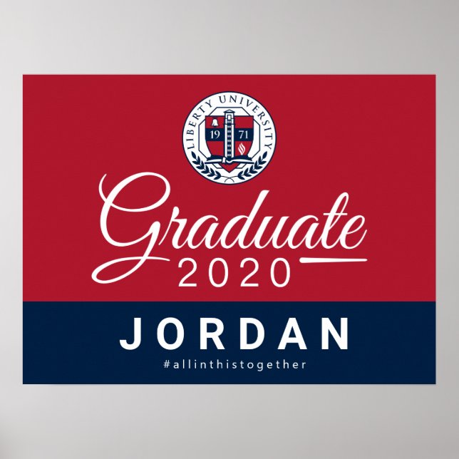 Liberty University 2020 Graduate Poster (Front)