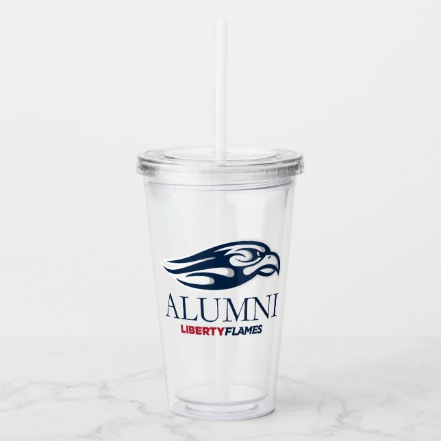 Liberty University Alumni Acrylic Tumbler (Front)