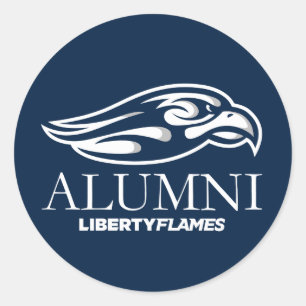 Liberty University Alumni Classic Round Sticker
