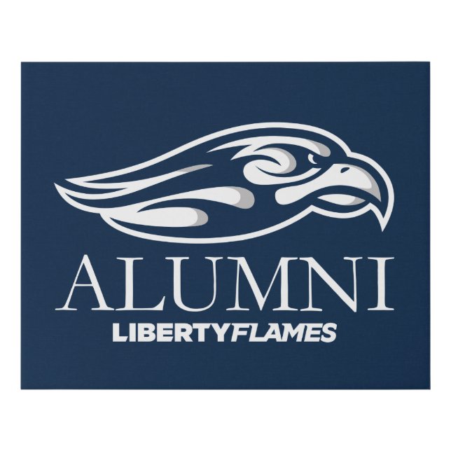 Liberty University Alumni Faux Canvas Print (Front)