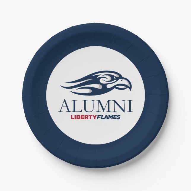 Liberty University Alumni Paper Plates (Front)