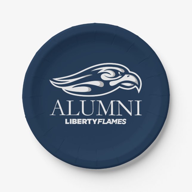 Liberty University Alumni Paper Plates (Front)