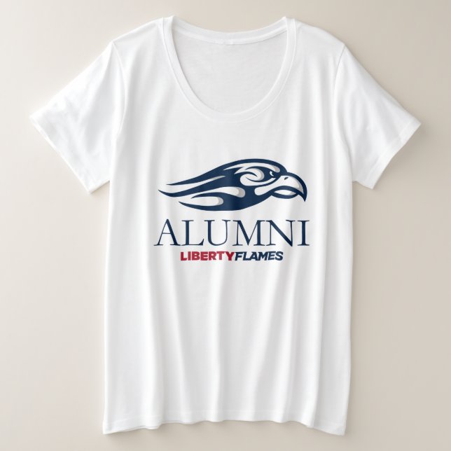 Liberty University Alumni Plus Size T-Shirt (Design Front)