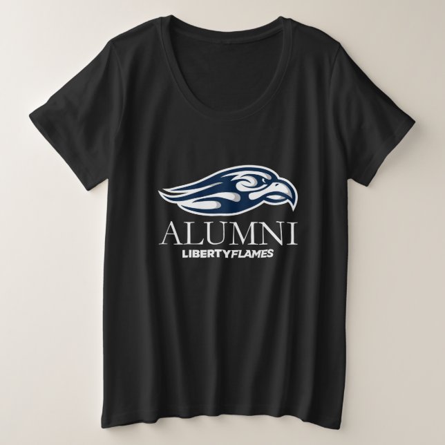 Liberty University Alumni Plus Size T-Shirt (Design Front)