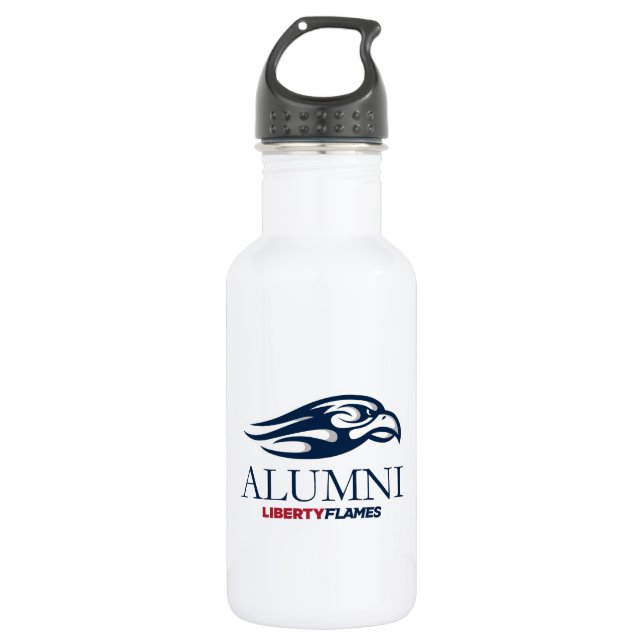 Liberty University Alumni Stainless Steel Water Bottle (Front)