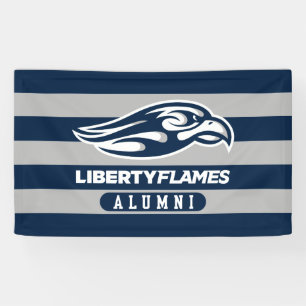 Liberty University Alumni Stripes Banner