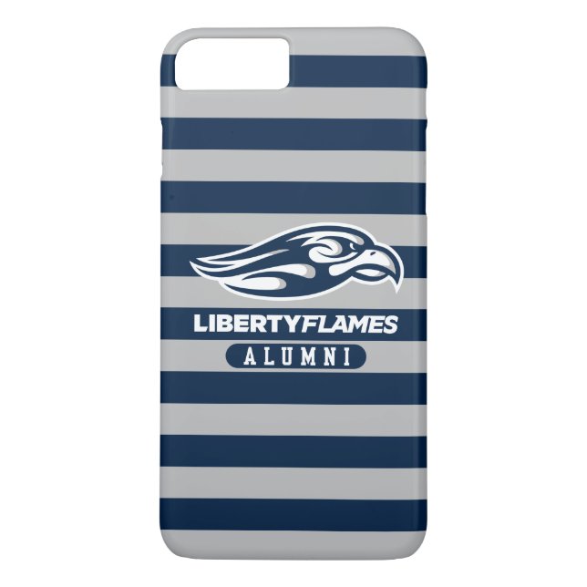 Liberty University Alumni Stripes Case-Mate iPhone Case (Back)