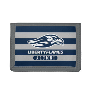 Liberty University Alumni Stripes Trifold Wallet