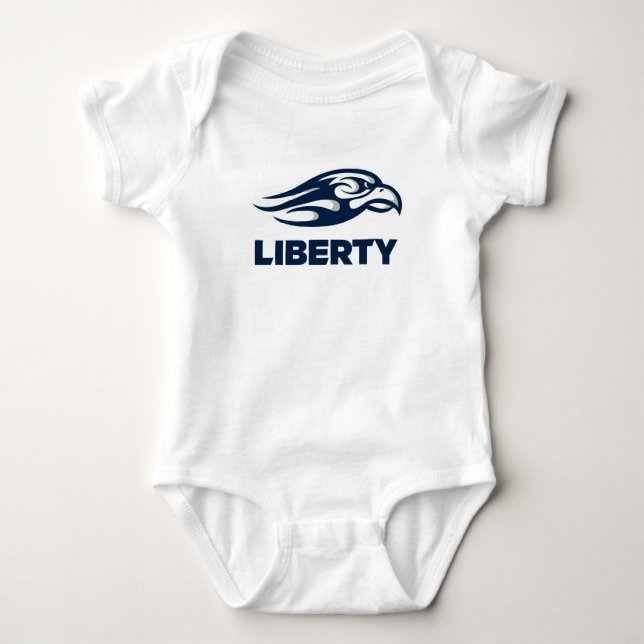 Liberty University Athletic Mark Baby Bodysuit (Front)