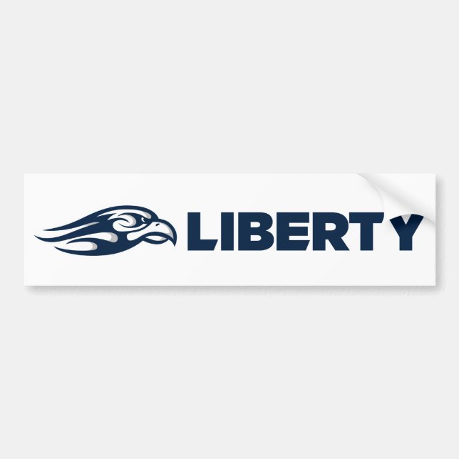 Liberty University Athletic Mark Bumper Sticker (Front)