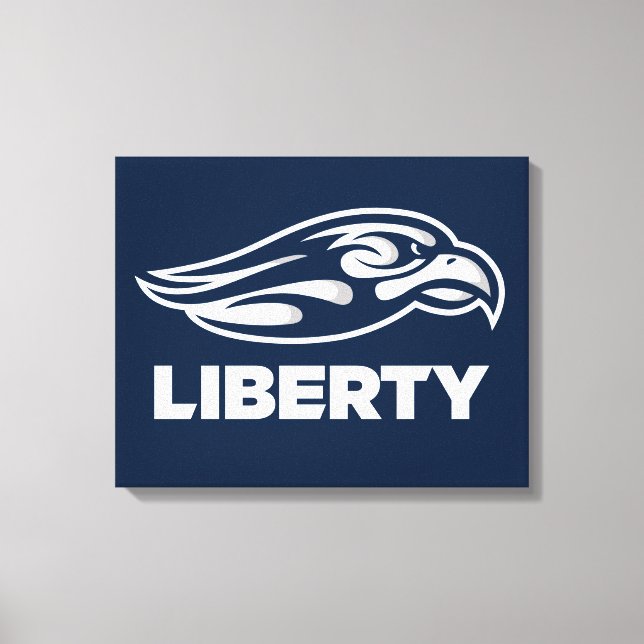 Liberty University Athletic Mark Canvas Print (Front)