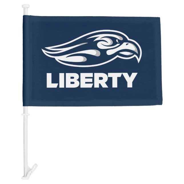 Liberty University Athletic Mark Car Flag (Front)