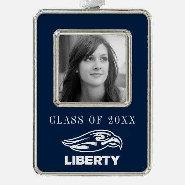 Liberty University Athletic Mark Christmas Ornament (Front)