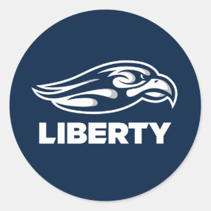 Liberty University Athletic Mark Classic Round Sticker