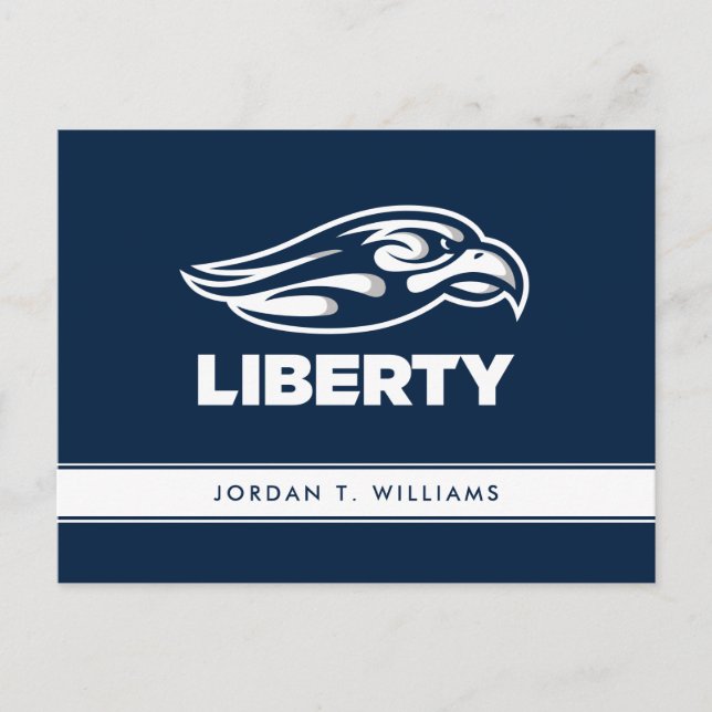 Liberty University Athletic Mark Invitation Postcard (Front)