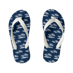 Liberty University Athletic Mark Kid's Flip Flops