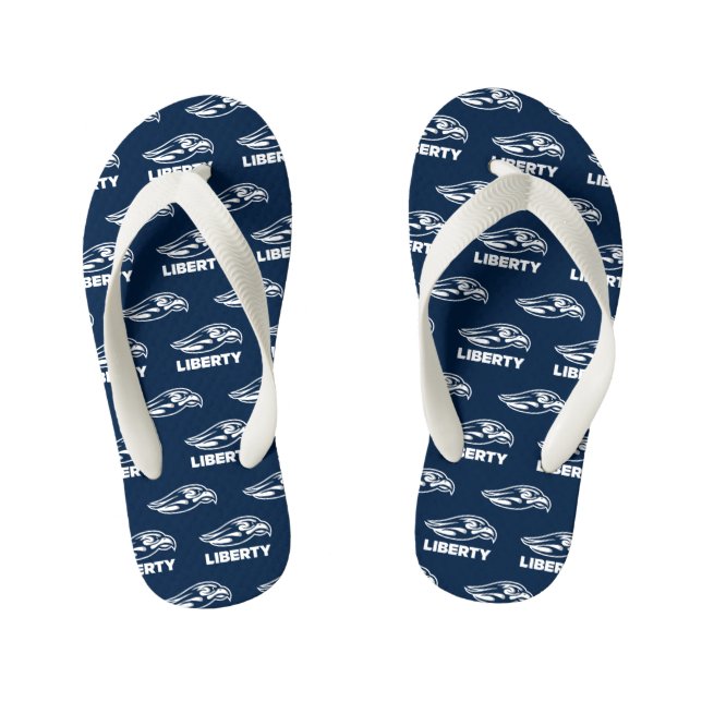 Liberty University Athletic Mark Kid's Flip Flops (Footbed)