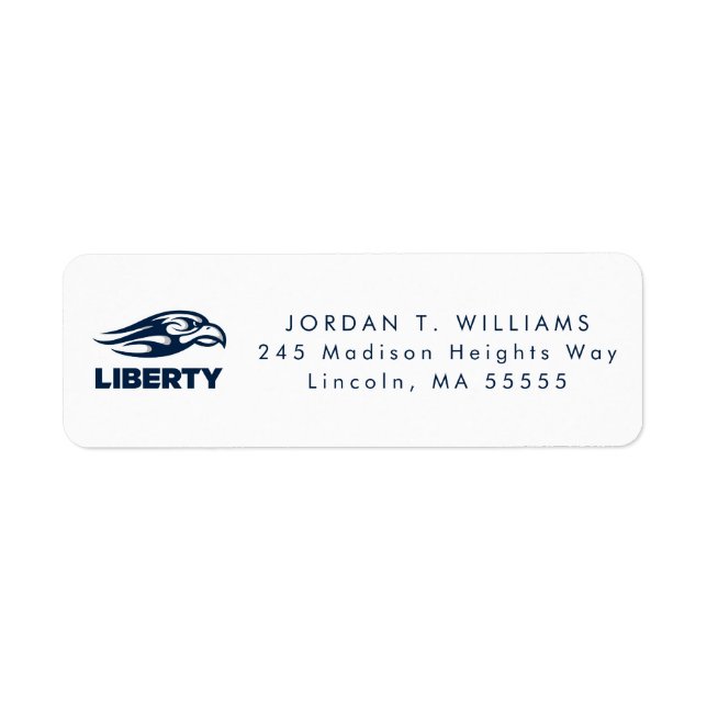 Liberty University Athletic Mark Label (Front)